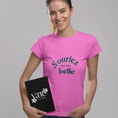Load image into Gallery viewer, Tee Shirt Pink Souriez Vous Etes Belle
