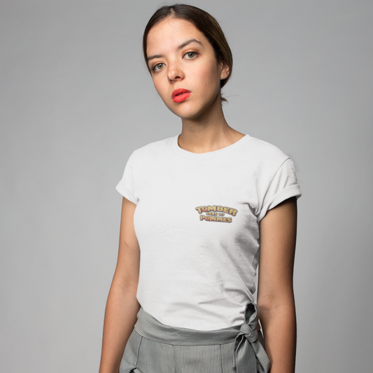 Tee Shirt White Tomber Dans Les Pommes
