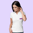 Load image into Gallery viewer, Polo Shirt White Amour Pour Toujours Pink
