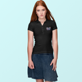 Load image into Gallery viewer, Polo Shirt Black Busan Je t'Aime Color
