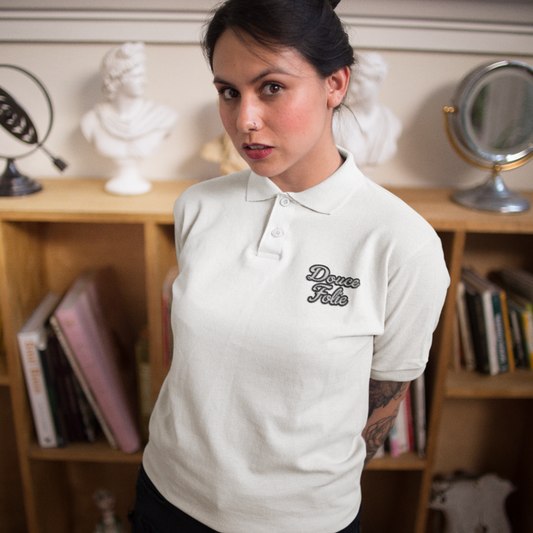 Polo Shirt White Douce Folie