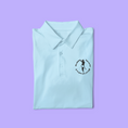 Load image into Gallery viewer, Polo Shirt Blue Je ne Peux Pas J'ai Golf Woman
