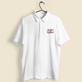 Load image into Gallery viewer, Polo Shirt White J'ai Rêvé d'Amour
