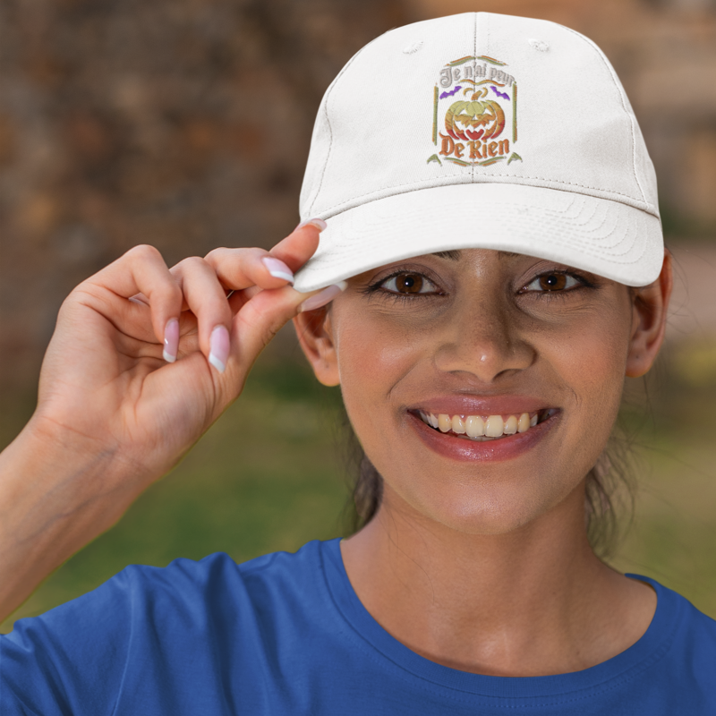 Cap White Je n'ai Pas Peur Halloween