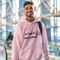 Load image into Gallery viewer, Hoodie Pink Avoir le Coup de Foudre
