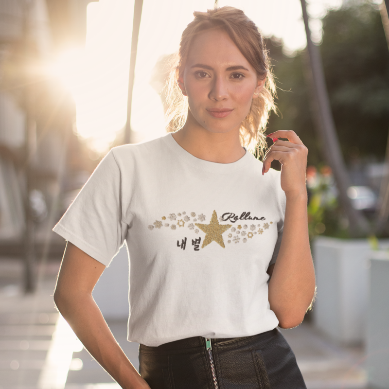 Tee Shirt Rallume Mon Etoile French Korean