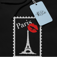Load image into Gallery viewer, Hoodie Stamp Paris Embroidery
