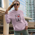 Load image into Gallery viewer, Hoodie Pink Stamp Paris

