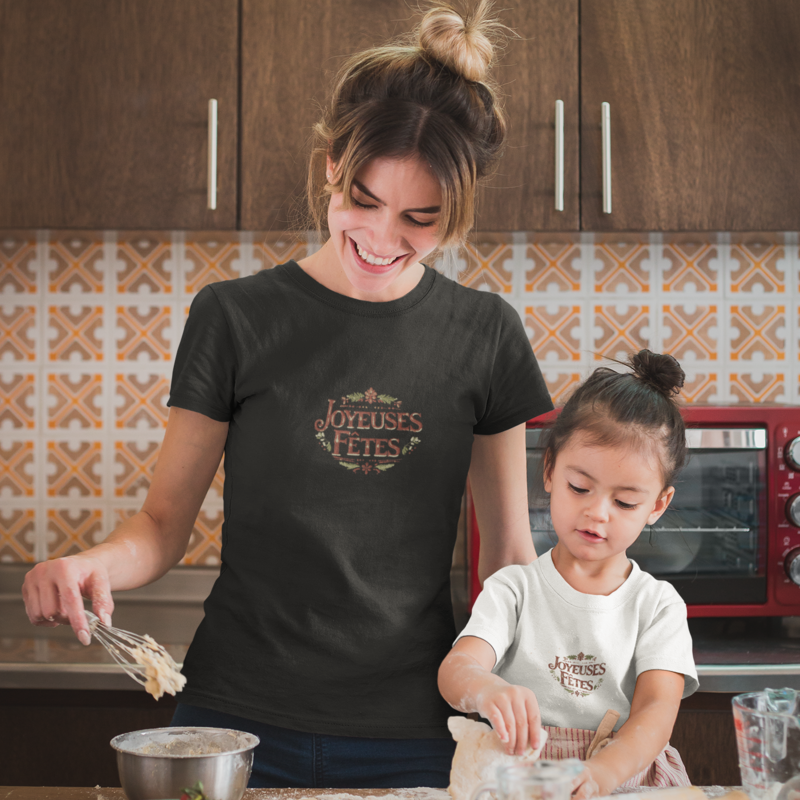 Tee Shirt Joyeuses Fetes 