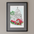 Load image into Gallery viewer, Official Watercolor Painting of Basilique Sacré Coeur Paris
