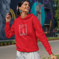 Load image into Gallery viewer, Hoodie Red Stamp Paris
