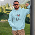 Load image into Gallery viewer, Hoodie Blue Stamp Paris
