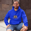 Load image into Gallery viewer, Hoodie Navy La Vie Est Belle With Heart
