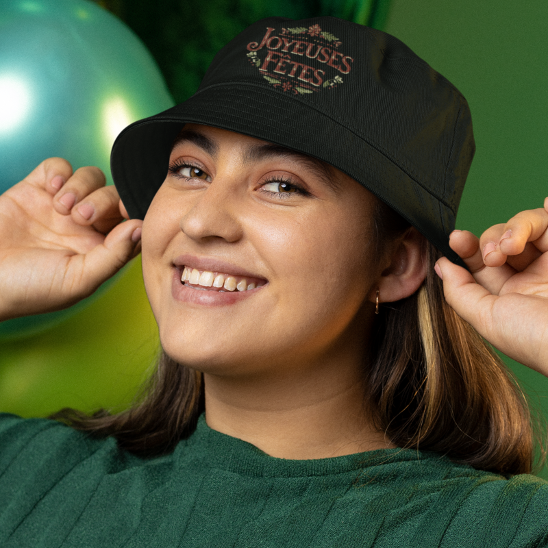 Hat Bob Black Joyeuses Fetes