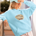 Load image into Gallery viewer, Hoodie Blue Donner sa Langue au Chat Kawaii
