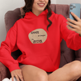 Load image into Gallery viewer, Hoodie Red Donner sa Langue au Chat Kawaii
