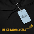 Load image into Gallery viewer, Hoodie Tu es Mon Etoile Embroidery
