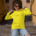 Load image into Gallery viewer, Hoodie Yellow Tu es Mon Etoile
