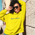 Load image into Gallery viewer, Hoodie Yellow Belle et Rebelle

