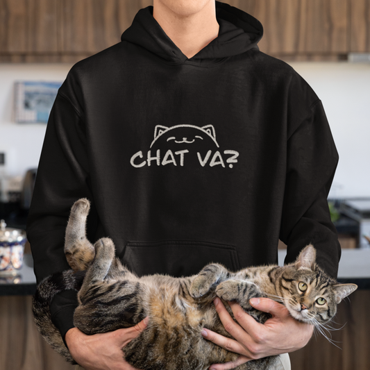 Hoodie Black Chat Va
