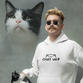 Load image into Gallery viewer, Hoodie White Chat Va
