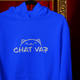 Load image into Gallery viewer, Hoodie Navy Chat Va

