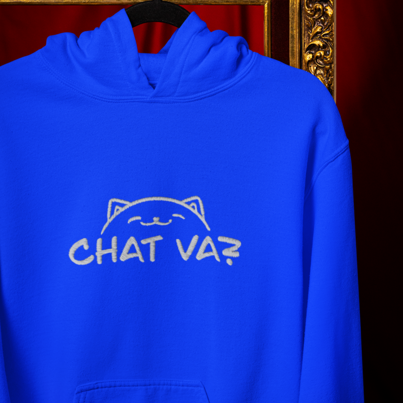 Hoodie Navy Chat Va