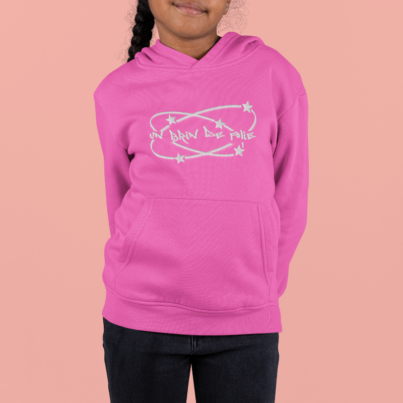 Child Hoodie Pink Brin de Folie