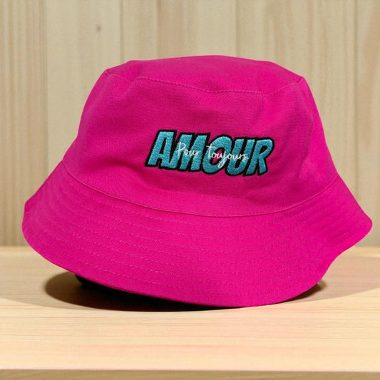 Hat Bob Pink Amour Pour Toujours Pink Blue