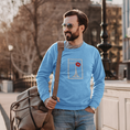 Load image into Gallery viewer, Sweater Blue Stamp Paris
