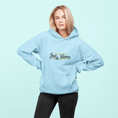 Load image into Gallery viewer, Hoodie Blue Joie de Vivre
