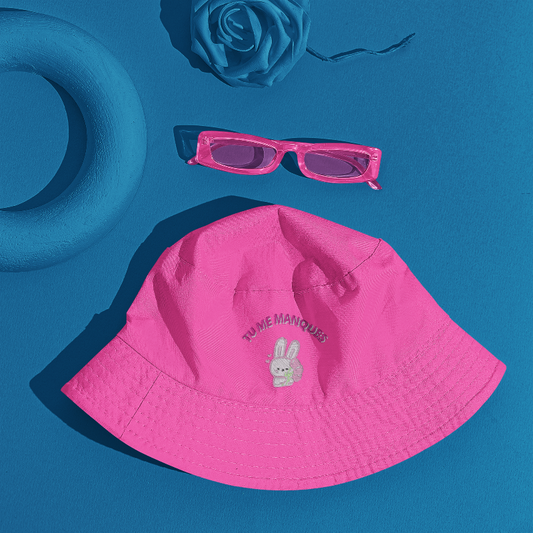 Hat Bob Pink Tu me Manques