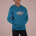 Load image into Gallery viewer, Child Hoodie Navy La Vie Est Belle Blue Purple
