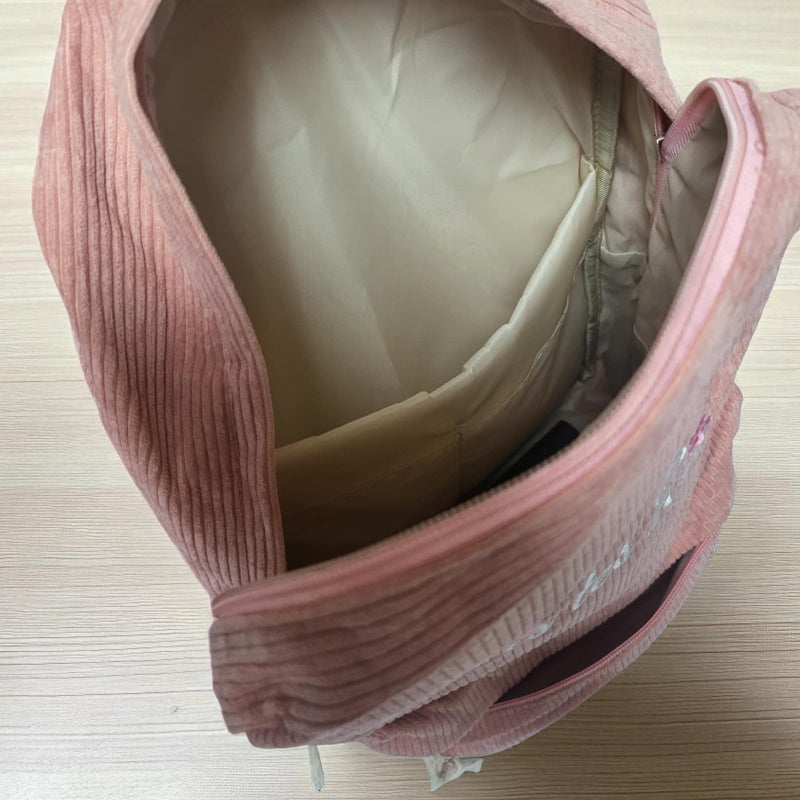 Velvet Backpack Pink Vis Tes Rêves