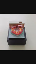Load and play video in Gallery viewer, Bloc Note 3D Coeur Led
