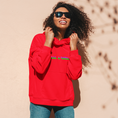 Load image into Gallery viewer, Hoodie Red Belle et Rebelle
