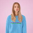 Load image into Gallery viewer, Sweater Blue Belle et Rebelle

