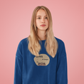 Load image into Gallery viewer, Sweater Navy Donner sa Langue au Chat Kawaii
